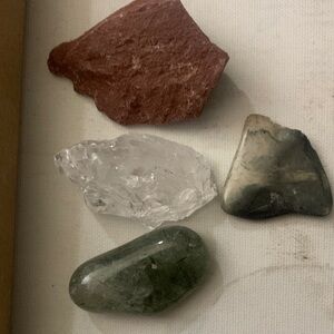 Set of Four Natural Stones